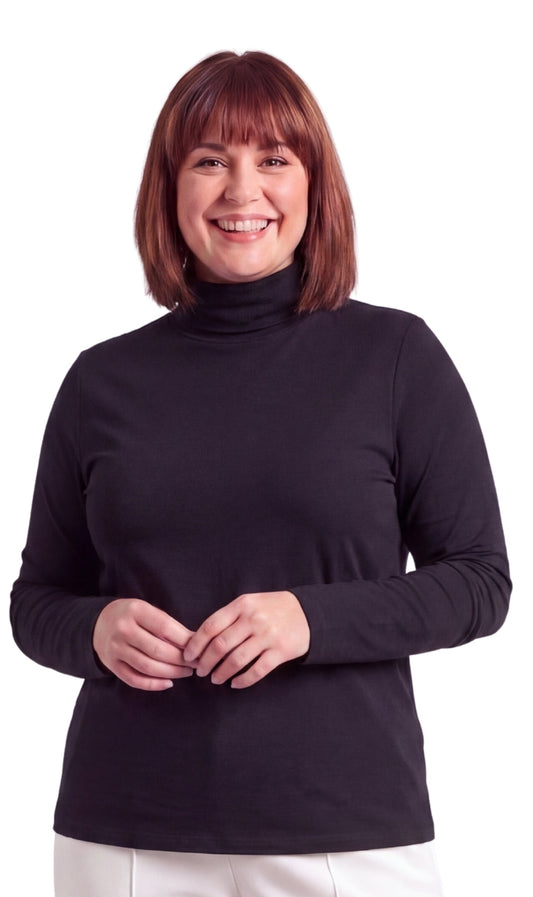 Women's Relaxed fit Long Sleeved Turtleneck Top