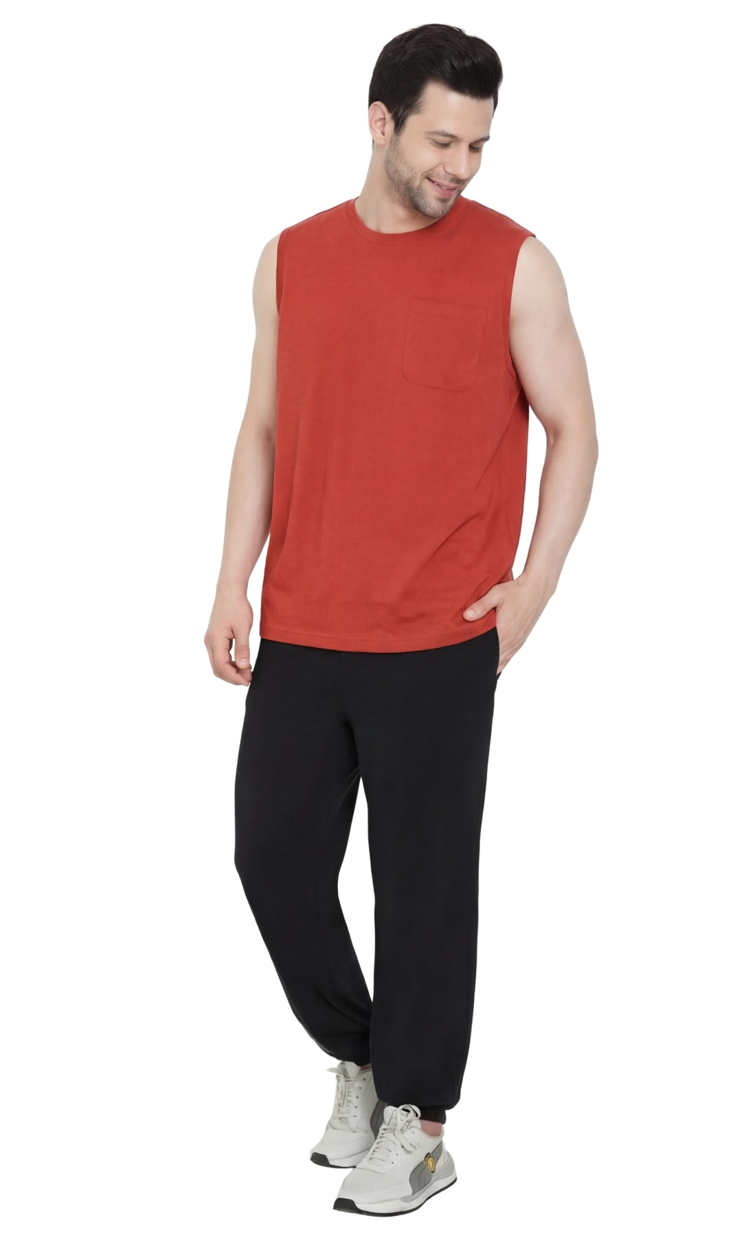 Men's Sleeveless Crew Neck T-Shirt