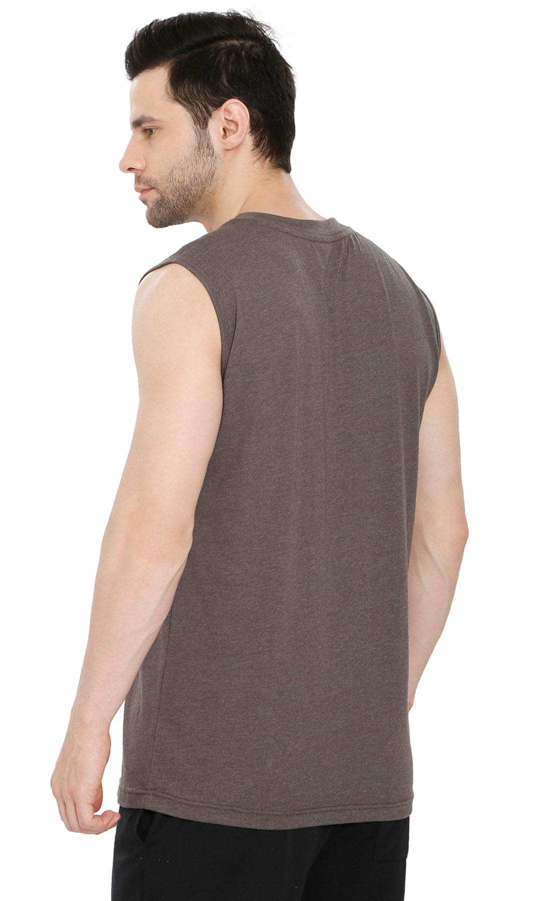 Men's Sleeveless Crew Neck T-Shirt