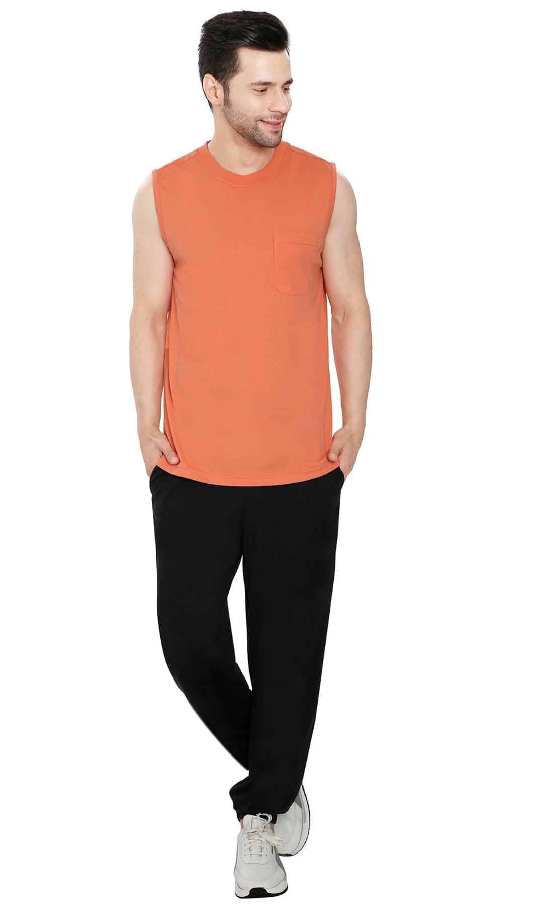 Men's Sleeveless Crew Neck T-Shirt