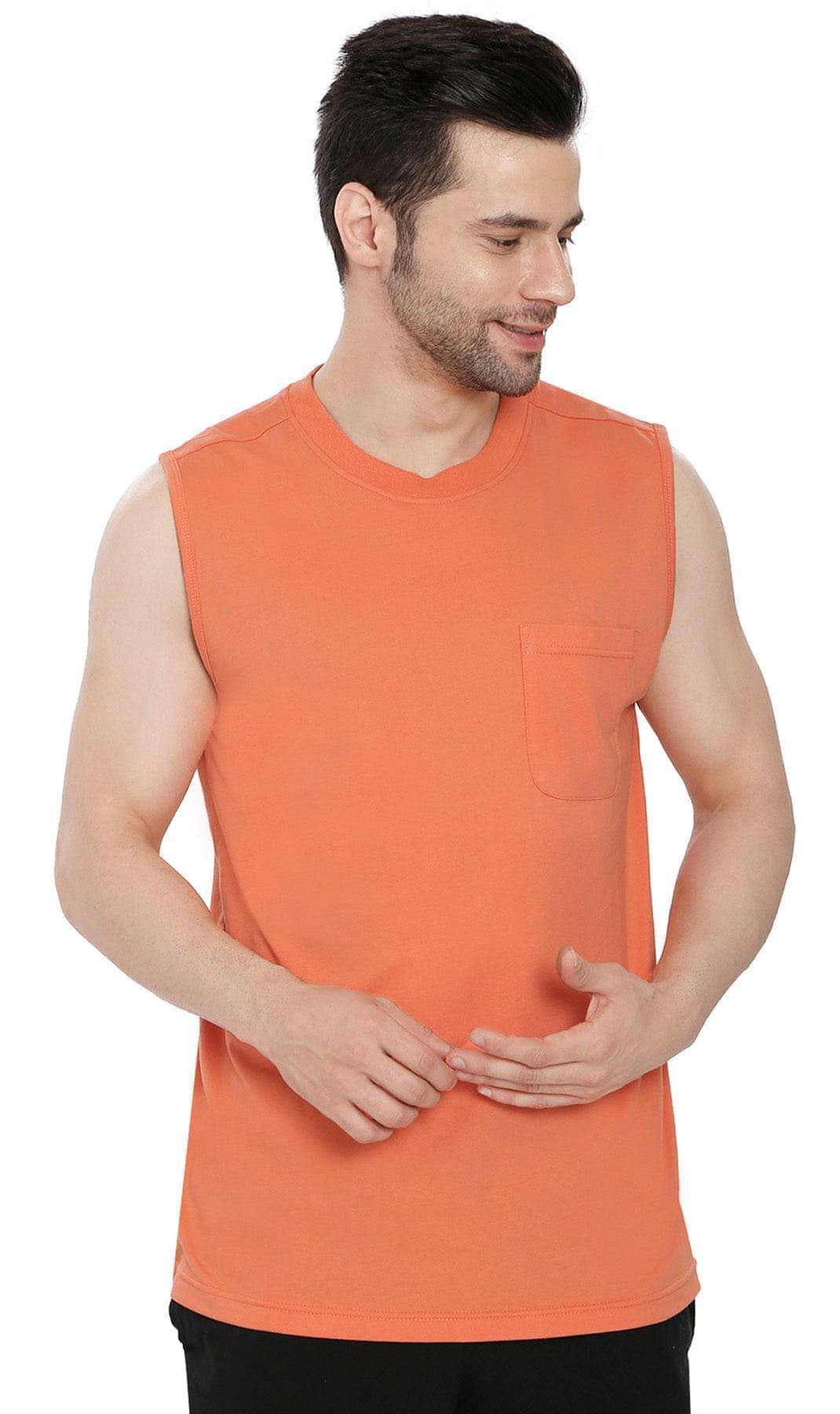 Men's Sleeveless Crew Neck T-Shirt
