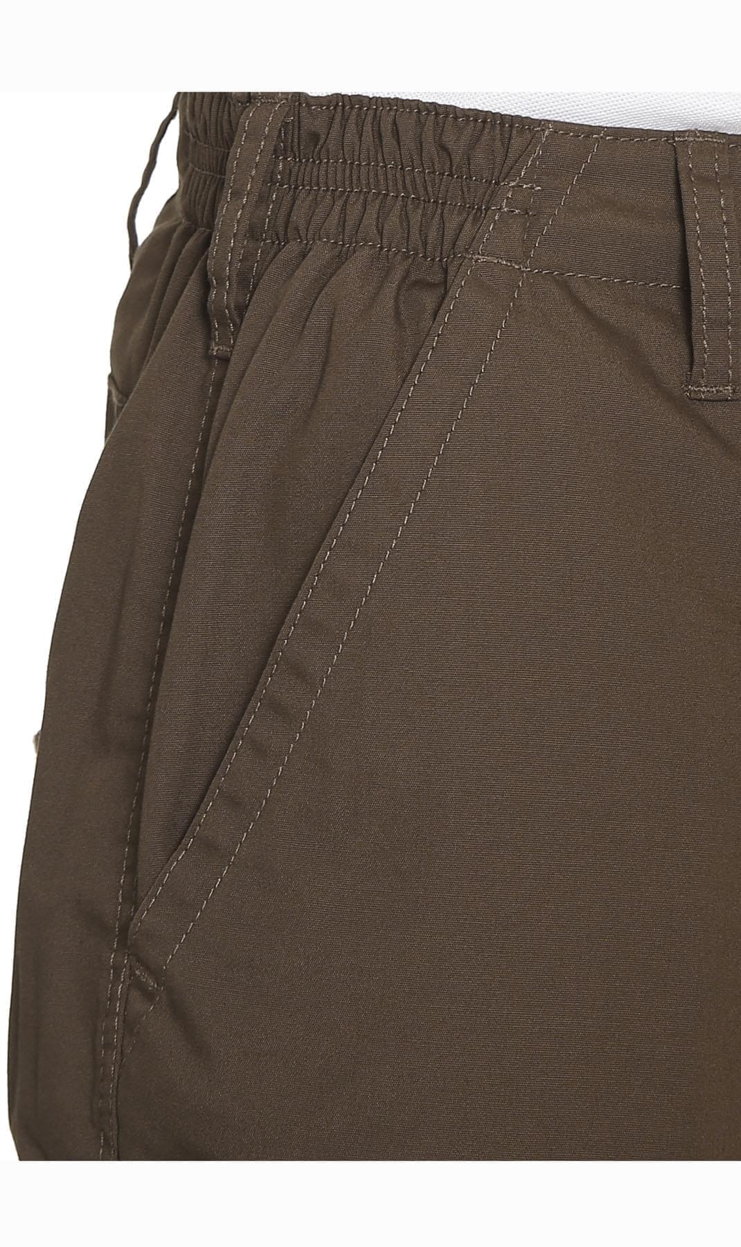 Men's Cargo Shorts with Elastic Waist and Multi Pockets for added comfort