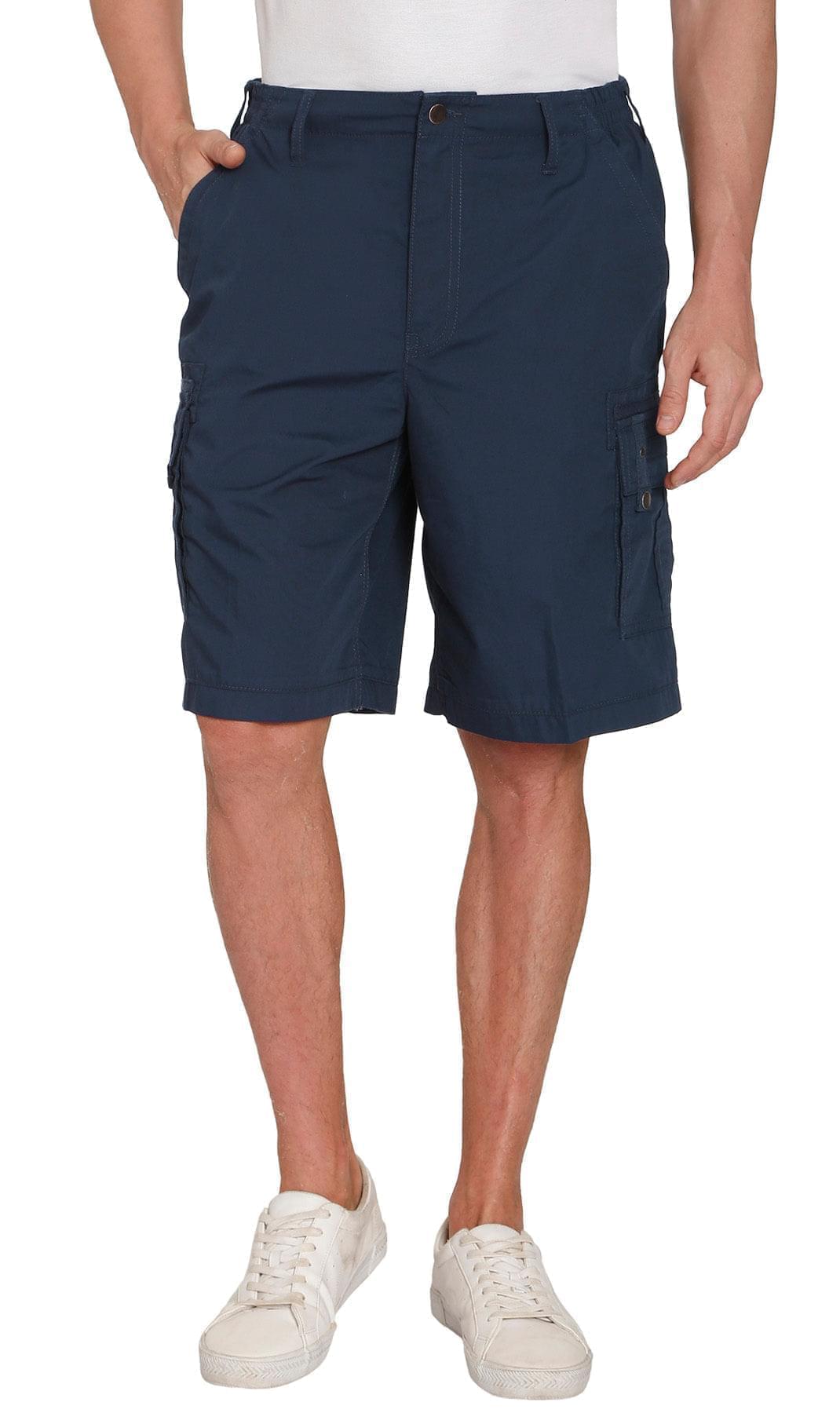 Men's Cargo Shorts with Elastic Waist and Multi Pockets for added comfort