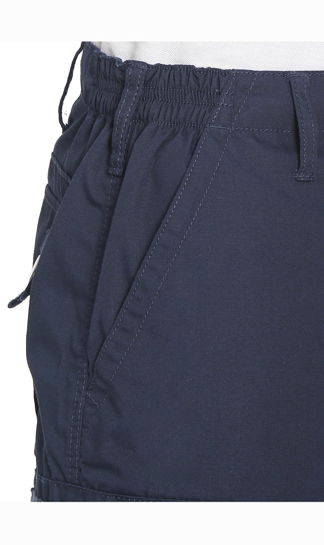 Men's Cargo Shorts with Elastic Waist and Multi Pockets for added comfort
