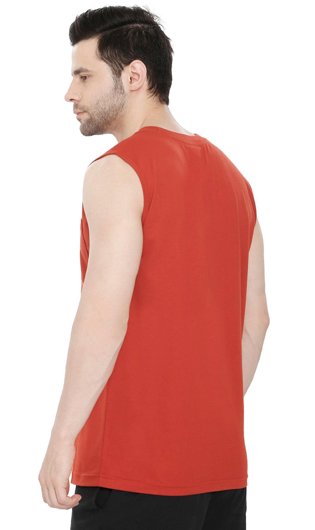Men's Sleeveless Crew Neck T-Shirt