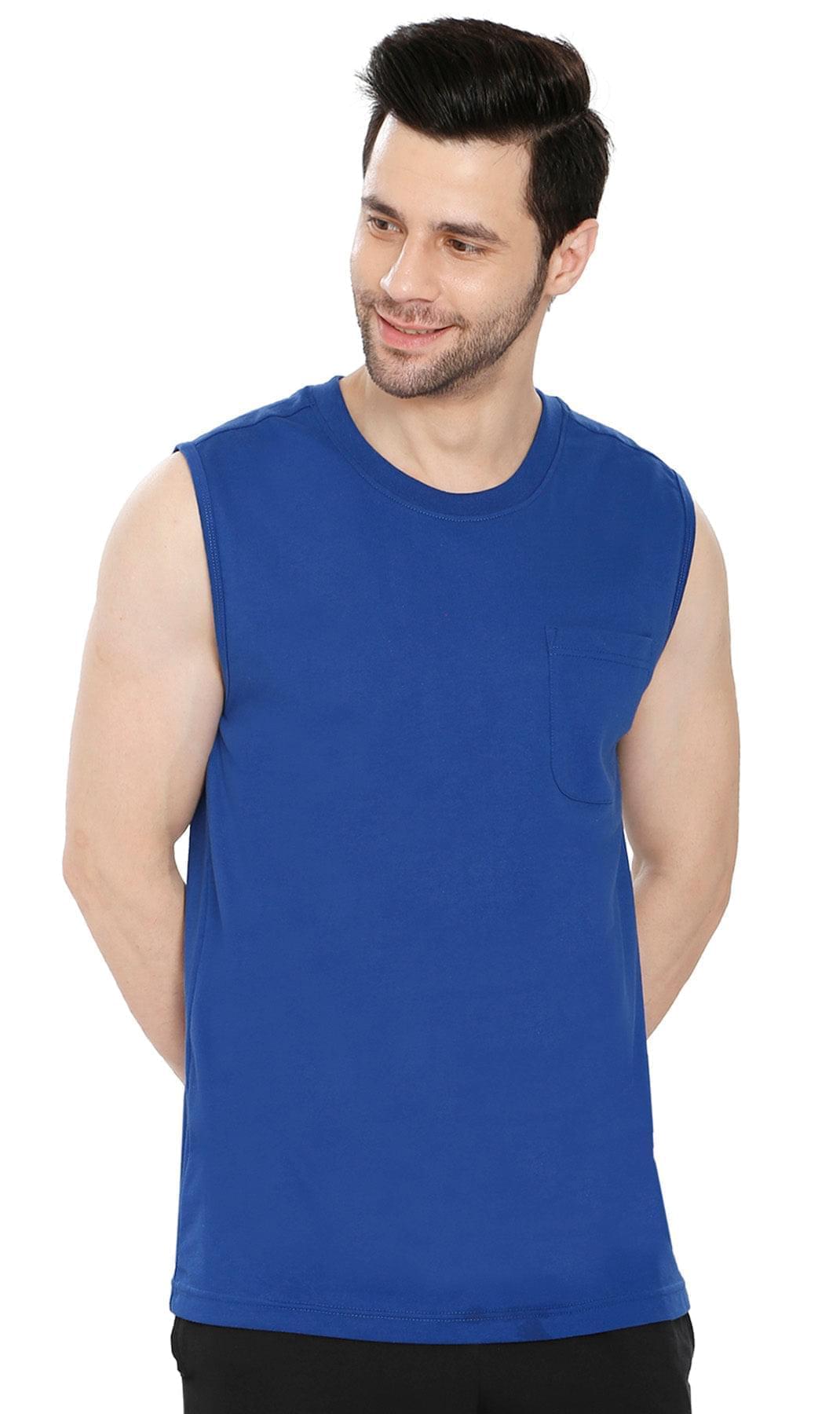 Men's Sleeveless Crew Neck T-Shirt